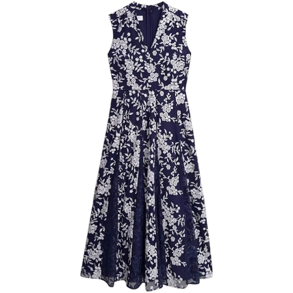 Hobbs Quin Embroidered Dress